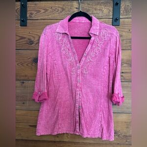 Vintage Western Embroidered Shirt